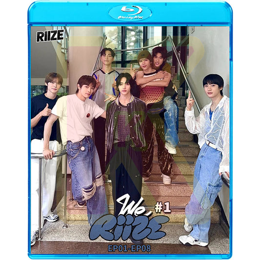 Blu-ray RIIZE We RIIZE #1 EP01-EP08 日本語字幕あり ライズ ショウタロウ ウンソク ソンチャン ウォンビン スンハン ソヒ アントン KPOP ブルーレイ