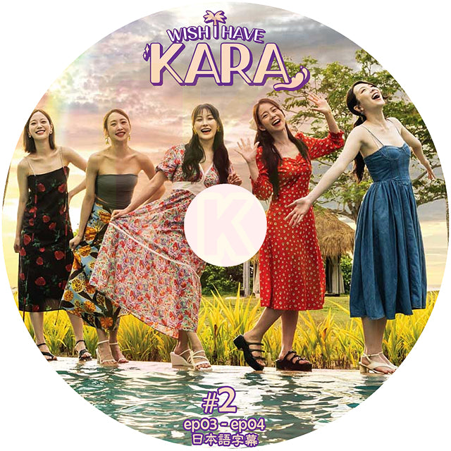 K-POP DVD WISH I HAVE KARA #2 EP03-EP04 日本語字幕あり カラ パクギュリ ハンスンヨン ホヨンジ カンジヨン ニコル KPOP DVD