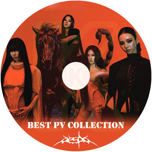 K-POP DVD aespa 2026 BEST PV - LEMONADE / WDA / Rich Man / Dirty Work / Whiplash / Armageddon / Supernova 他 - エスパ カリナ ジゼル ウィンター ニンニン KPOP DVD