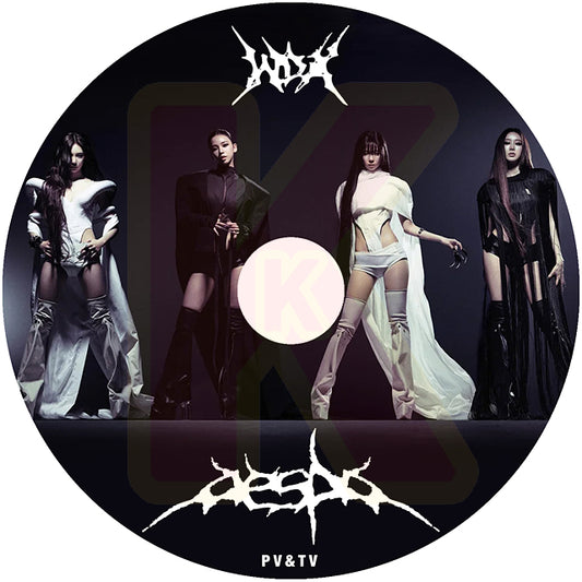 K-POP DVD aespa 2026 PV/TV - LEMONADE / WDA / Rich Man / Dirty Work / Whiplash / Armageddon / Supernova 他 - エスパ カリナ ジゼル ウィンター ニンニン KPOP DVD