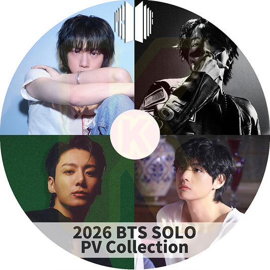 K-POP DVD BTS 2026 SOLO PV COLLECTION - バンタン BANGTAN KPOP DVD