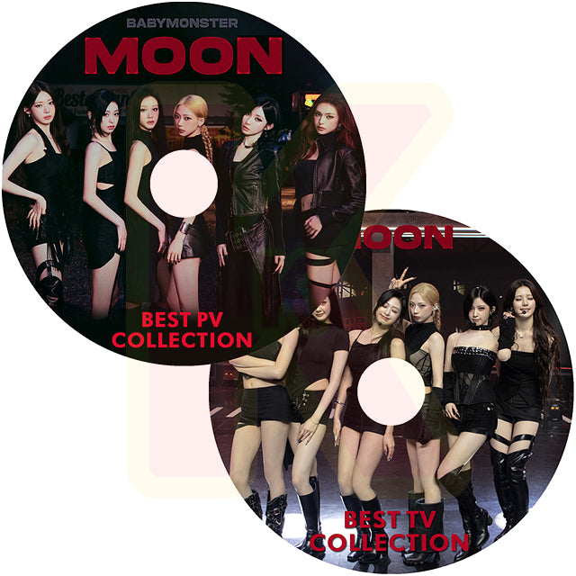 K-POP DVD BABYMONSTER 2026 2nd Ver.3 BEST PV /  TV 2 枚SET - MOON / I LIKE IT / SUGAR HONEY ICE TEA / CHOOM / WE GO UP / HOT SAUCE / DRIP 他 - ベイビーモンスター KPOP DVD