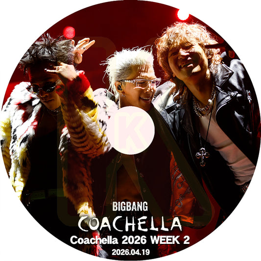 K-POP DVD BIGBANG 2026 COACHELLA コンサートWEEK2 2026.04.19 日本語字幕なし   BIGBANG ビッグバン KPOP DVD