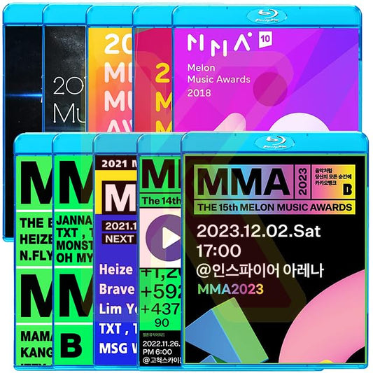 Blu-ray 2014-2023 Melon Music Awards 10枚Set K-POP ブルーレイAwardsブルーレイ