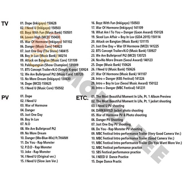 [Blu-ray] BTS 2015 SPECIAL EDITION - DOPE/ I need U/ Lovers High -BTS 防弾少年団 バンタン [Blu-ray] - mono-bee