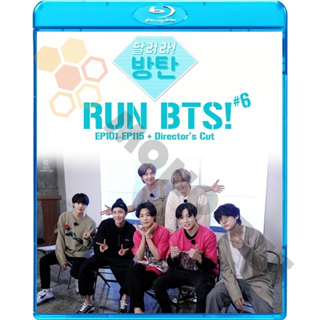 [Blu-ray] BTS 2021 RUN BTS !#6 (EP101 - EP115) +Director's Cut(日本語字幕有) -BTS 防弾少年団 バンタン [Blu-ray] - mono-bee