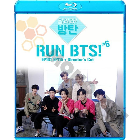 [Blu-ray] BTS 2021 RUN BTS !#6 (EP101 - EP115) +Director's Cut(日本語字幕有) -BTS 防弾少年団 バンタン [Blu-ray] - mono-bee