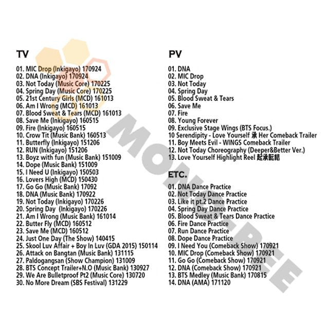 [Blu-ray]BTS 2017 SPECIAL EDITION - LOVE YOURSELF/ MIC/ Not Today - BTS 防弾少年団 バンタン [Blu-ray] - mono-bee