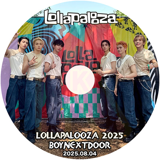 K-POP DVD BOYNEXTDOOR 2025 LOLLAPALOOZA 2025.08.04 日本語字幕なし ボーイネクストドア KPOP DVD