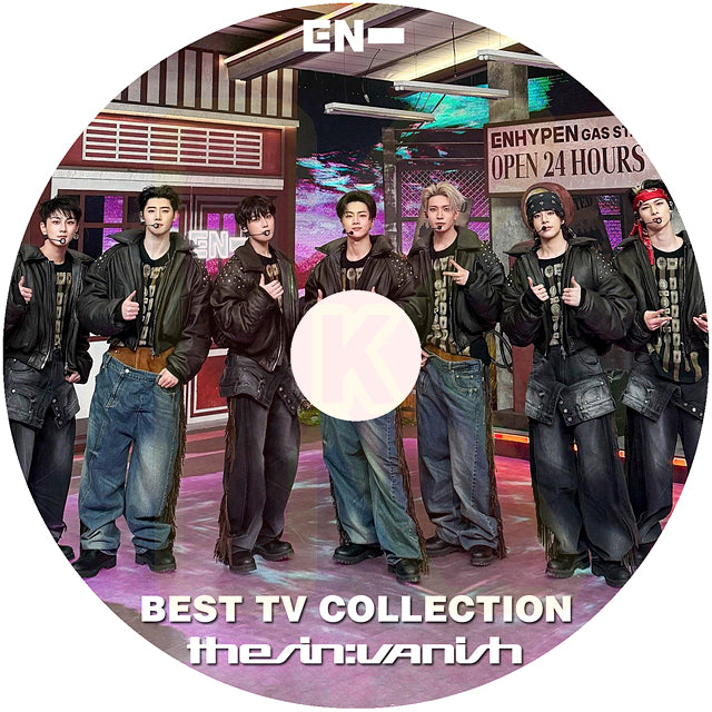 K-POP DVD ENHYPEN 2026 BEST TV  - Knife / Bad Desire / No Doubt / Brought The Heat Back / XO 他 - エンハイフン KPOP DVD