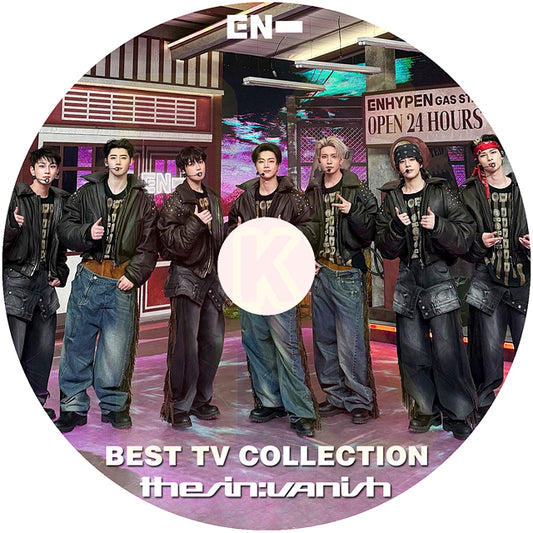 K-POP DVD ENHYPEN 2026 BEST TV  - Knife / Bad Desire / No Doubt / Brought The Heat Back / XO 他 - エンハイフン KPOP DVD