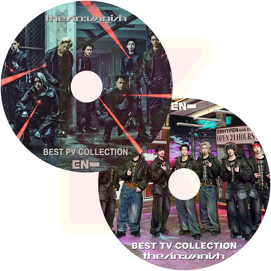 K-POP DVD ENHYPEN 2026 BEST PV & BEST TV 2枚セット - Knife / Bad Desire / No Doubt / Brought The Heat Back / XO 他 - エンハイフン KPOP DVD