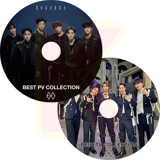 K-POP DVD EXO 2026 BEST PV/TV COLLECTION 2枚SET - Crown 他 - EXO エクソ KPOP DVD