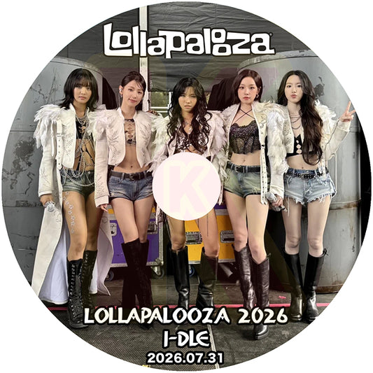 K-POP DVD i-dle 2026 LOLLAPALOOZA 2026.07.31 日本語字幕なし アイドゥル KPOP DVD