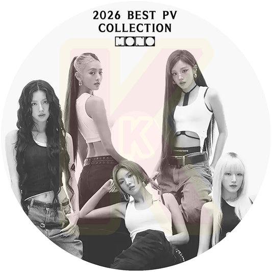 K-POP DVD i-dle 2026 BEST PV - Mono / Good Thing / Klaxon / Super Lady / Queencard / TOMBOY 他 - (G)I-DLE アイドゥル ヨジャアイドゥル KPOP DVD