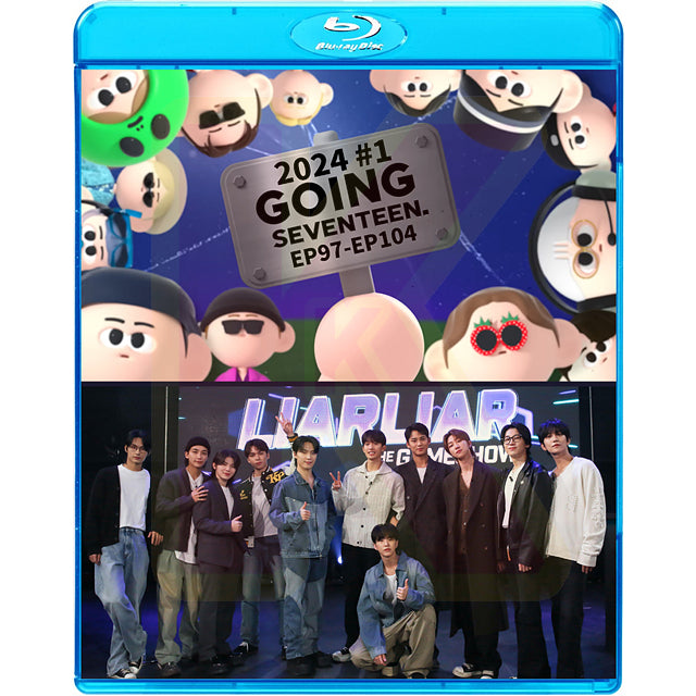 Blu-ray SEVENTEEN 2024 GOING SEVENTEEN #1 EP97-EP104 日本語字幕あり SEVENTEEN セブンティーン セブチ ブルーレイ