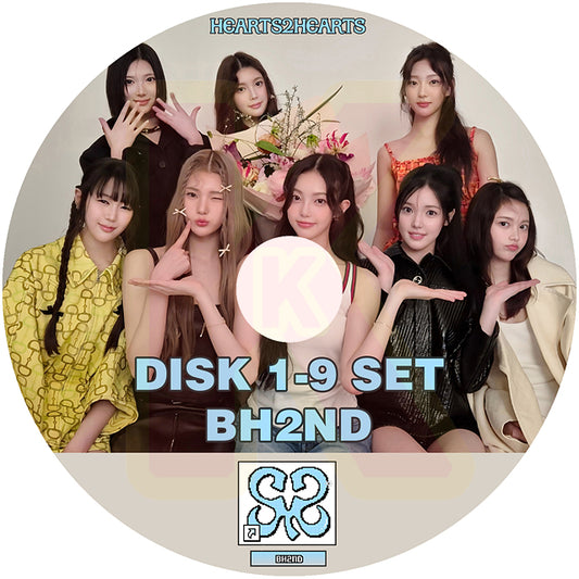 K-POP DVD Hearts2Hearts BH2ND 9枚SET EP01-EP36 日本語字幕あり ハーツトゥーハーツ KPOP DVD