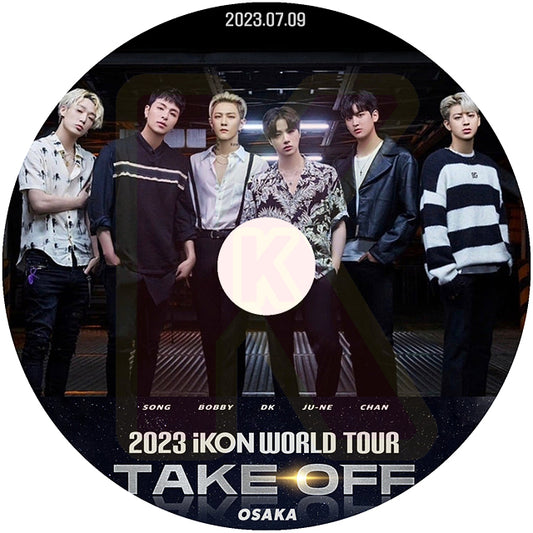 K-POP DVD 2023 iKON WORLD TOUR TAKE OFF IN OSAKA 2023.07.09 アイコン KPOP DVD
