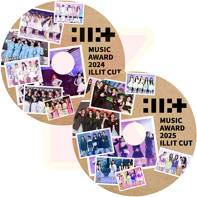K-POP DVD ILLIT 2024-2025 2枚SET MUSIC Awards CUT アイリット KPOP DVD