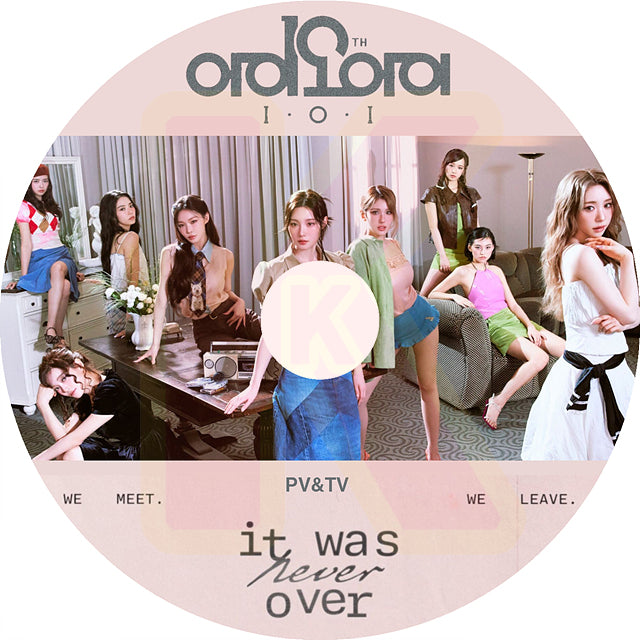 K-POP DVD I.O.I 2026 PV&TV - Suddenly / Very Very Very / Whatta Man / Dream Girls / Crush When The Cherry Blossoms Fade - I.O.I アイオーアイ KPOP DVD