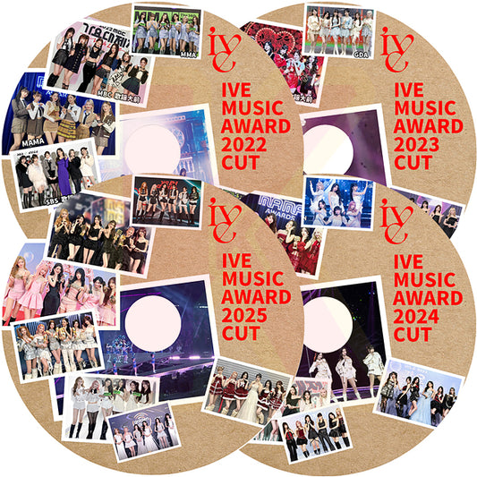 K-POP DVD IVE 2022-2025 MUSIC Awards CUT 4枚SET アイブ アイヴ KPOP DVD