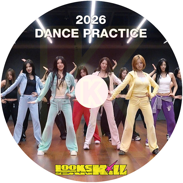 K-POP DVD IVE 2026 DANCE PRACTICE - Looks Can Kill / BANG BANG / XOXZ / ATTITUDE 他 - アイブ KPOP DVD