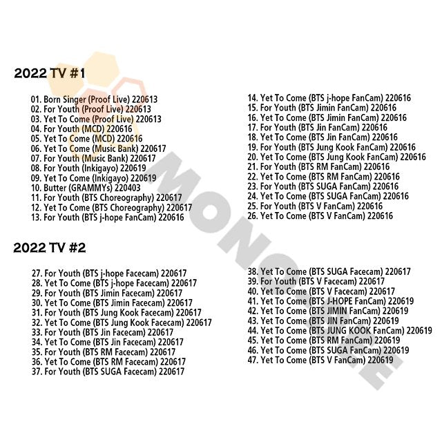 [K-POP Blu-ray] BTS 2022 TV COLLECTION - WE ARE BULLET PROOF - Yet Come バンタン V RM JIN SUGA J-HOPE JIMIN JUNGKOOK Blu-ray - mono-bee