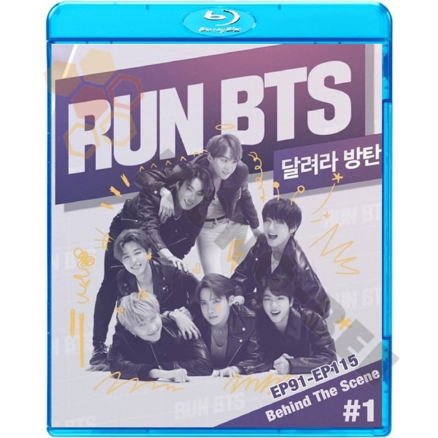 [K-POP Blu-ray] BTS Behind The Scene #1 RUN BTS ! EP91-EP115 日本語字幕あり 防弾少年団 バンタン 韓国番組 BANGTAN KPOP Blu-ray - mono-bee