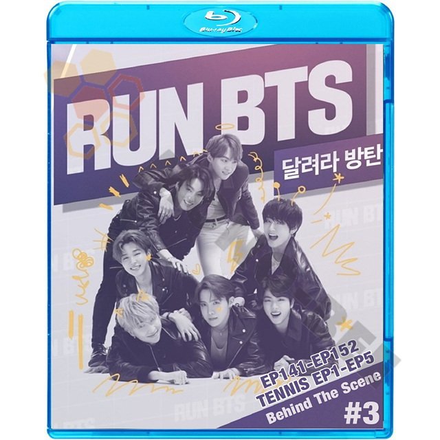 [K-POP Blu-ray] BTS Behind The Scene #3 RUN BTS ! EP141-EP152+TENNIS EP1-EP5 日本語字幕あり 防弾少年団 バンタン 韓国番組 BANGTAN KPOP Blu-ray - mono-bee