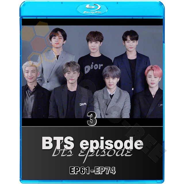 【K-POP Blu-ray] BTS - BTS EPISODE #3 EP61 - EP74 (日本語字幕有) - BTS RM JIN SUGA J-HOPE JIMIN V JUNGKOOK [K-POP Blu-ray] - mono-bee