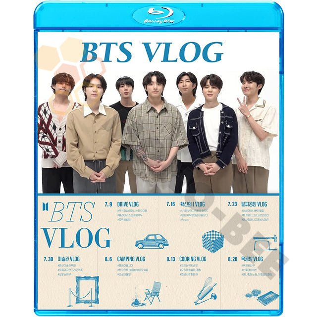 [K-POP Blu-ray] BTS VLOG 日本語字幕あり V LOG 完結 BTS 防弾少年団 バンタン Blu-ray - mono-bee