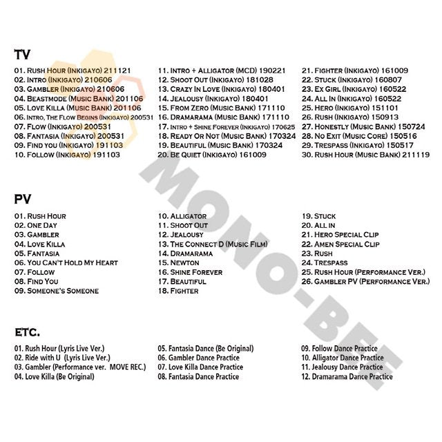 [K-POP Blu-ray] MONSTA X 2021 2nd SPECIAL EDITION - NO LIMIT - MONSTA X モンスタエックス MONSTA X ブルーレイ - mono-bee