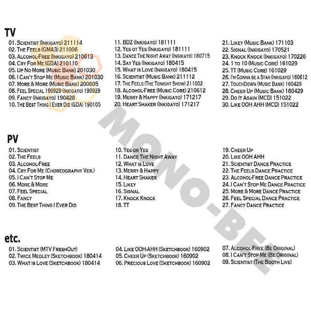 [K-POP Blu-ray] TWICE 2021 3rd SPECIAL EDITION - Formula of Love: O+T=<3-TWICE トゥワイス 音楽収録[K-POP Blu-ray] - mono-bee