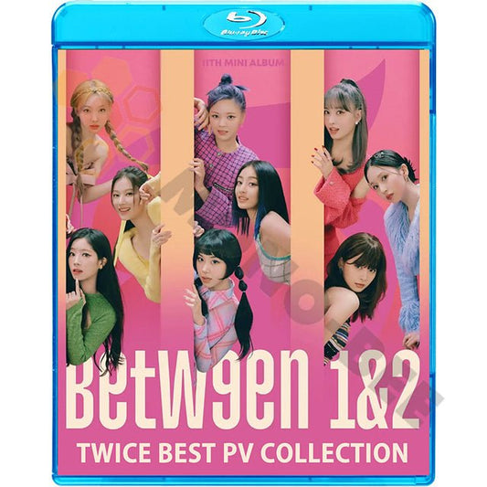[K-POP Blu-ray] TWICE BEST PV COLLECTION BETWEEN 1&2 TWICE トゥワイス PV KPOP Blu-ray - mono-bee