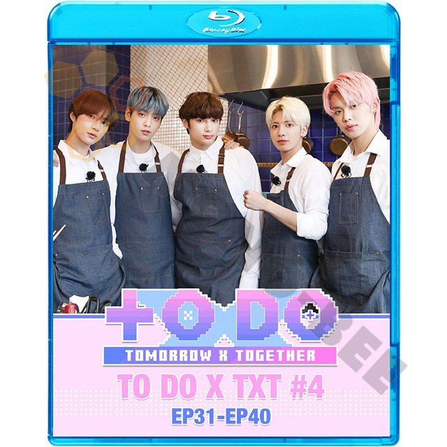 [K-POP Blu-ray] TXT TO DO #4 EP31 - EP40 日本語字幕あり TXT TOMORROW X TOGETHER トゥモローバイトゥゲザー 韓国番組 TXT KPOP Blu-ray - mono-bee