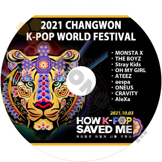 K-POP DVD 2021 K-POP WORLD FESTIVAL IN CHANGWON (2021.10.03) MONSTA X/ aespa/ STRAY KIDS/ THE BOYZ/ ATEEZ/ ONEUS/ OMG 他 CON DVD - mono-bee