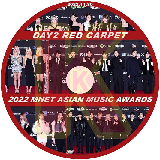 K-POP DVD 2022 MAMA Mnet Asia Music Awards RED CARPET 2022.11.29 - LE SSERAFIM/ STRAY KIDS/ TXT/ KARA/ NMIXX/ HYOLYN/ KEP1ER 他 - 音楽番組収録DVD Awards KPOP DVD - mono-bee