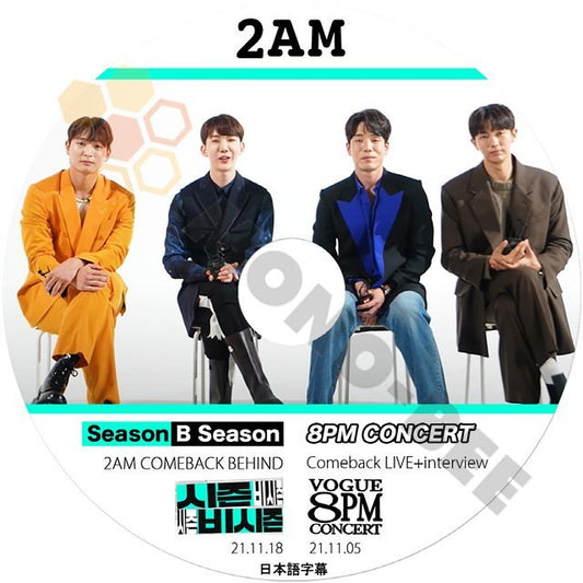 [K-POP DVD] 2AM SEASON B SEASON 8PM CONCERT2AM COMEBACK BEHIND/Comeback LIVE+interview【日本語字幕あり】 2AM KPOP DVD - mono-bee