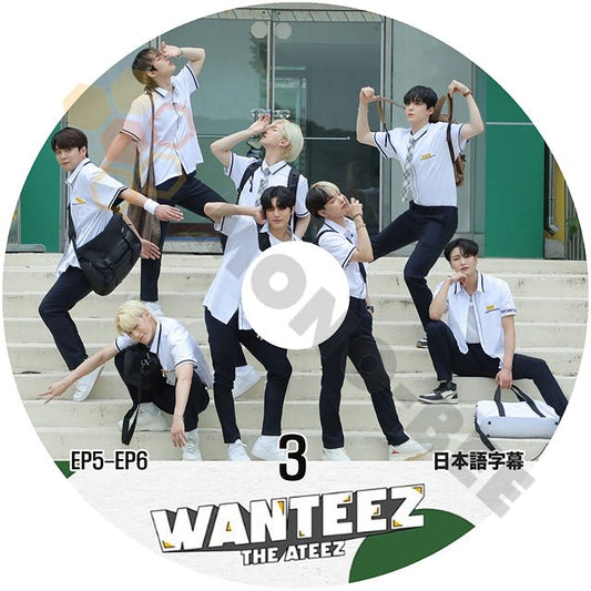 K-POP DVD ATEEZ WANTEEZ #3 EP5 - EP6 日本語字幕あり ATEEZ エーティーズ ソンファ ホンジュン ユンホ ヨサン サン ミンギ ウヨン ジョンホ ATEEZ KPOP DVD - mono-bee