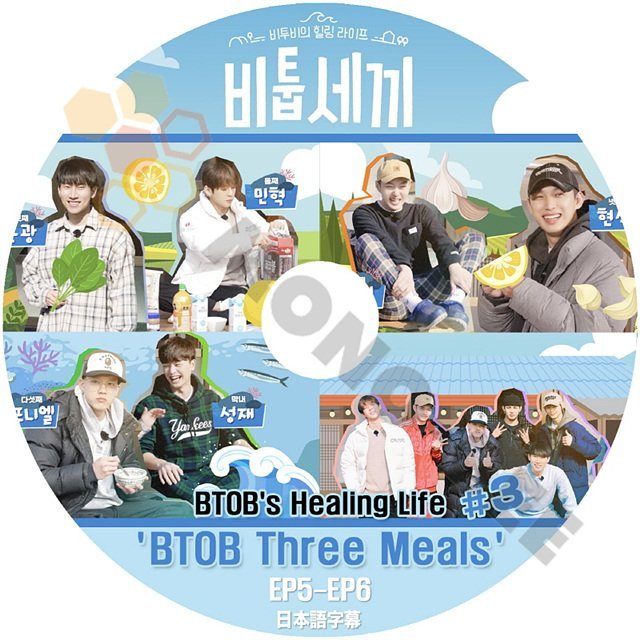 [K-POP DVD] BTOB's Healing Life #3 'BTOB Three Meals' EP5 - EP6 日本語字幕あり BTOB 韓国番組収録 KPOP DVD - mono-bee