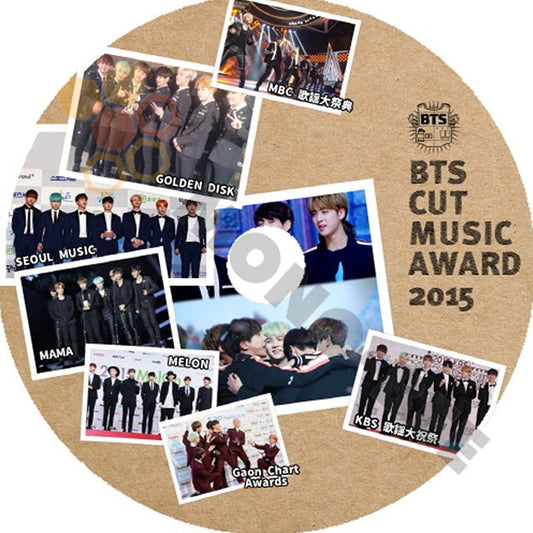 【K-POP DVD] BTS -2015 CUT MUSIC AWARD MELON/ MAMA/ GAON CHART- BTS 防弾少年団 バンタン [K-POP DVD] - mono-bee
