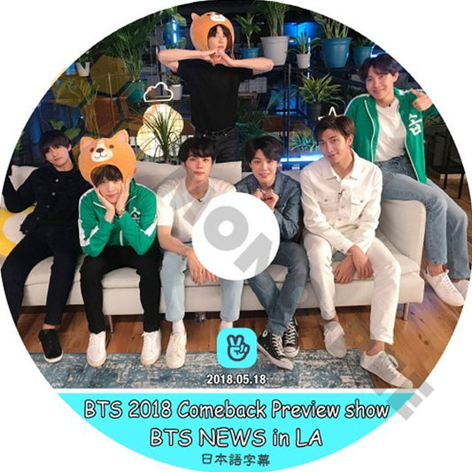 【K-POP DVD] BTS -2018Comeback Preview show BTS NEWS in LA (日本語字幕有)2018.05.18- BTS 防弾少年団 バンタン [K-POP DVD] - mono-bee
