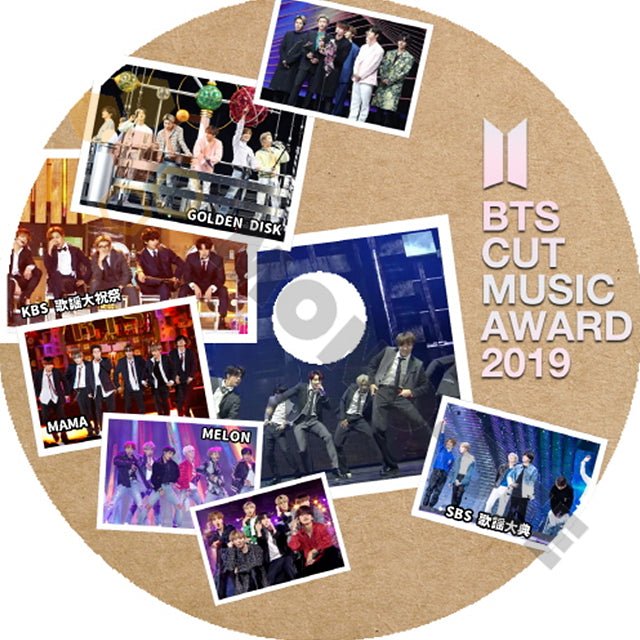 【K-POP DVD] BTS -2019 CUT MUSIC AWARD MELON/ MAMA /GOLDEN DISK- BTS 防弾少年団 バンタン [K-POP DVD] - mono-bee