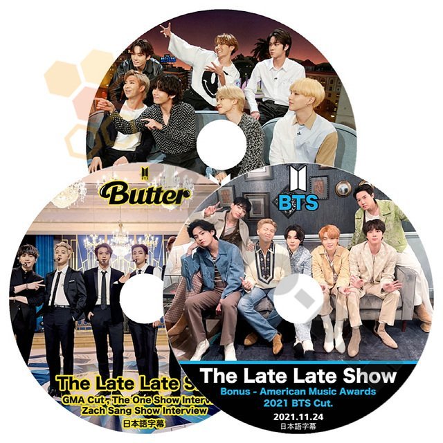 [K-POP DVD] BTS AMERICA番組 -The Late Late Show - 3枚セット 日本語字幕あり 防弾少年団 バンタン AMERICA番組収録 [ BTS KPOP DVD] - mono-bee