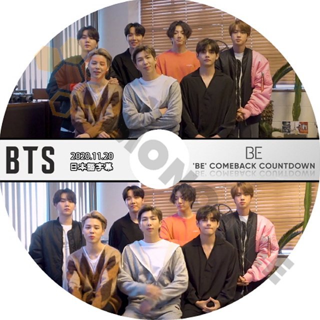 【K-POP DVD] BTS 'BE' COMEBACK COUNTDOWN (日本語字幕有) -2020.11.20 BTS 防弾少年団 バンタン [K-POP DVD] - mono-bee