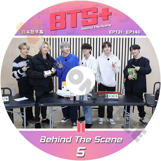 [K-POP DVD] BTS Behind The Scene #5 EP131-EP140 日本語字幕あり 防弾少年団 バンタン 韓国番組 BANGTAN KPOP DVD - mono-bee