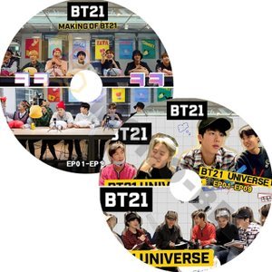【K-POP DVD】 BTS BT21( MAKING OF BT21,BT 21 UNIVERSE) 2枚SET-日本語字幕有 -BTS 防弾少年団 バンタン [K-POP DVD] - mono-bee
