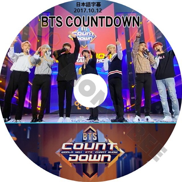 【K-POP DVD] BTS -COUNTDOWN WORLD NO.1 CHART SHOW (日本語字幕有) -2017.10.12 BTS 防弾少年団 バンタン [K-POP DVD] - mono-bee