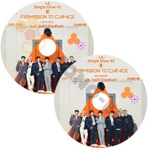 【K-POP DVD] BTS PERMISSION TO DANCE ON STAGE Single 2枚セット- LA SoFi Stadium - 2021.12.03 - BTS 防弾少年団 バンタン【K-POP DVD] - mono-bee