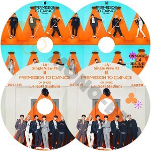 【K-POP DVD] BTS PERMISSION TO DANCE ON STAGE Single ,Multie 4枚セット- LA SoFi Stadium - 2021.12.03 - BTS 防弾少年団 バンタン【K-POP DVD] - mono-bee